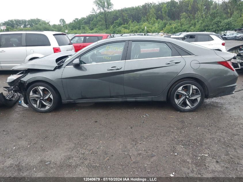 2022 Hyundai Elantra Sel VIN: KMHLN4AG5NU336854 Lot: 12040679