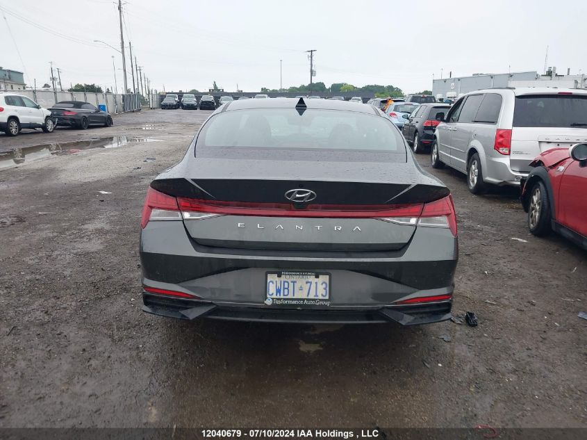 2022 Hyundai Elantra Sel VIN: KMHLN4AG5NU336854 Lot: 12040679