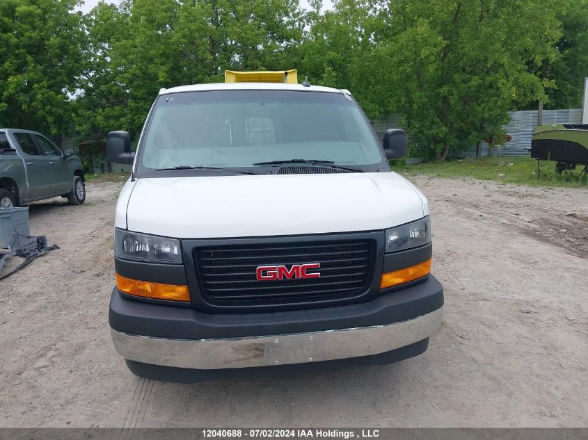 2021 GMC Savana Cargo Van VIN: 1GTW7BFP4M1176703 Lot: 12040688