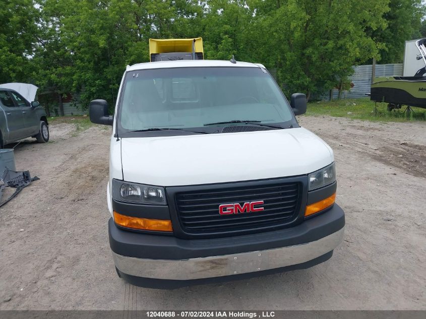 2021 GMC Savana Cargo Van VIN: 1GTW7BFP4M1176703 Lot: 12040688