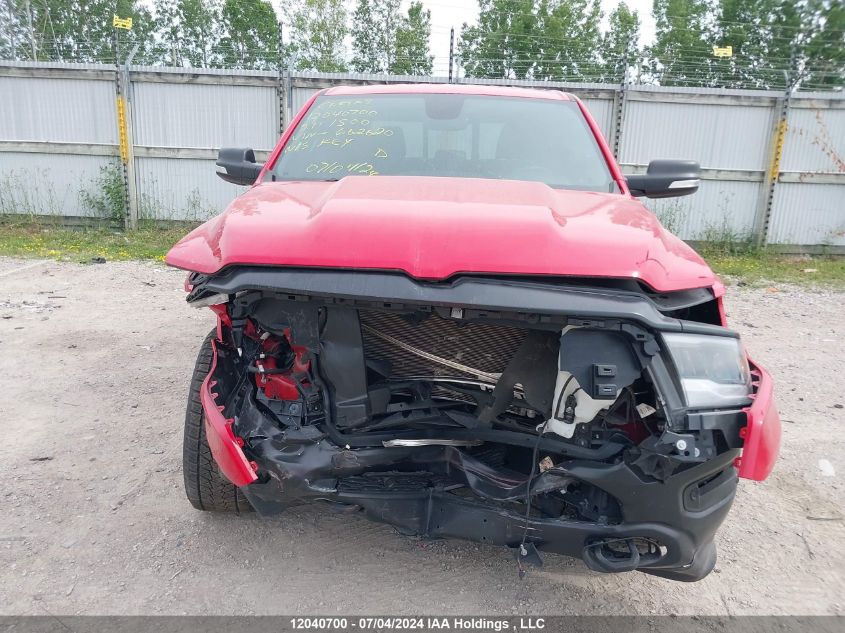 2021 Ram 1500 Big Horn/Lone Star VIN: 1C6SRFFT2MN662620 Lot: 12040700