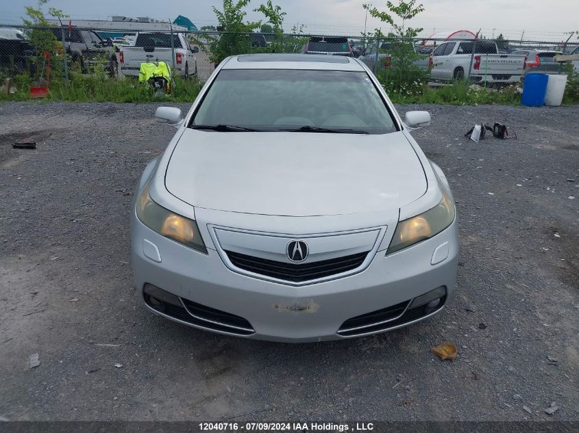 2012 Acura Tl VIN: 19UUA9F75CA801417 Lot: 12040716