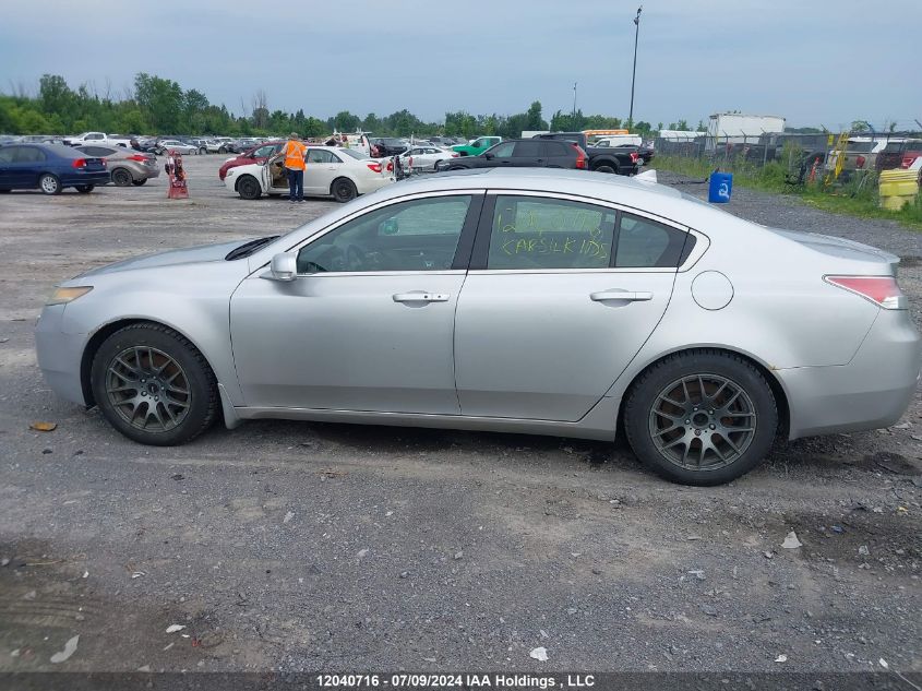 2012 Acura Tl VIN: 19UUA9F75CA801417 Lot: 12040716