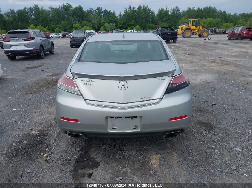 2012 Acura Tl VIN: 19UUA9F75CA801417 Lot: 12040716