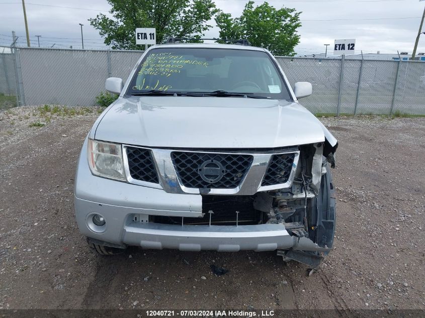 2005 Nissan Pathfinder Le/Se/Xe VIN: 5N1AR18W45C734800 Lot: 12040721