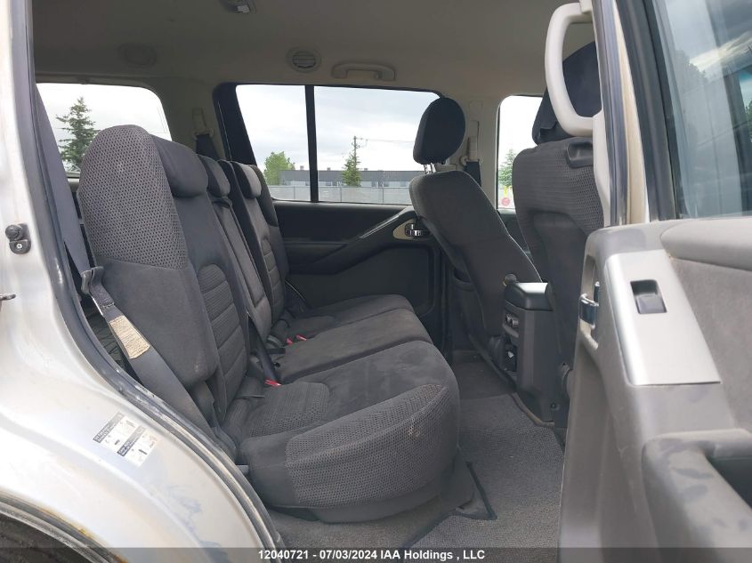 2005 Nissan Pathfinder Le/Se/Xe VIN: 5N1AR18W45C734800 Lot: 12040721