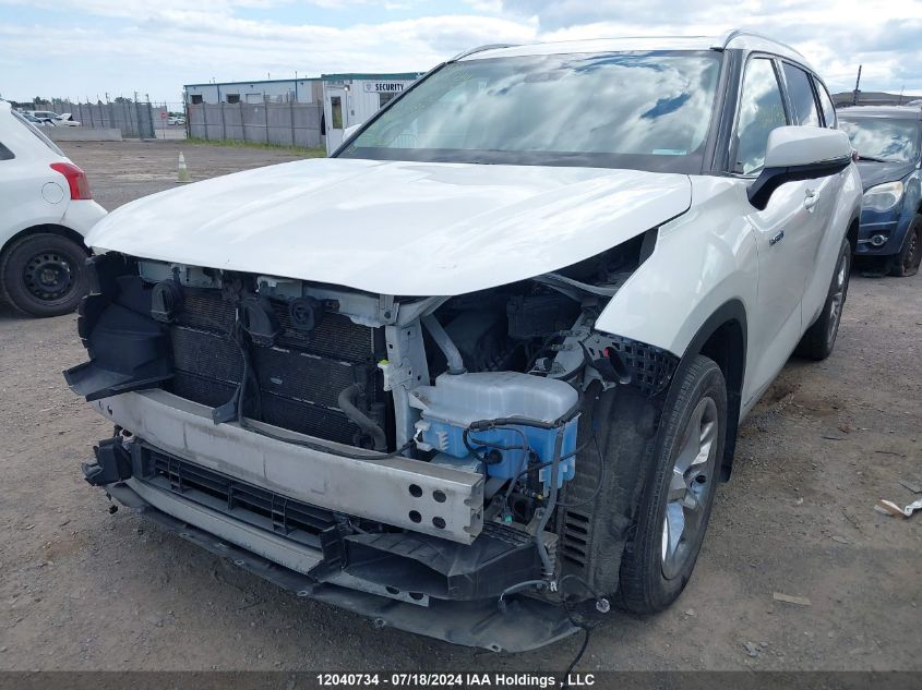 2021 Toyota Highlander Hybrid Hybrid VIN: 5TDEBRCH3MS024883 Lot: 12040734