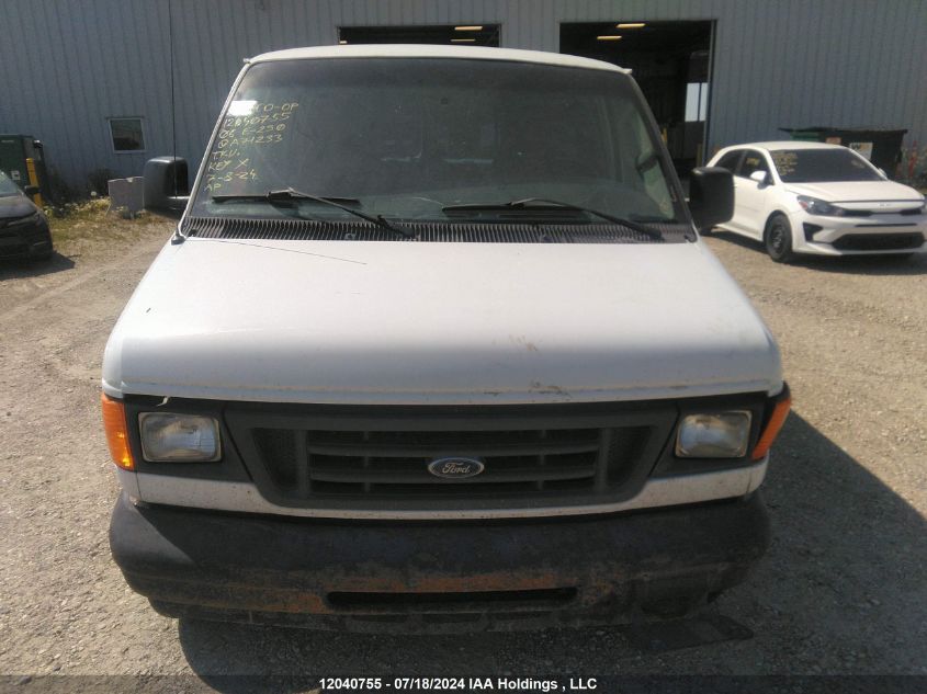 2006 Ford Econoline E250 Van VIN: 1FTNE24W96DA71233 Lot: 12040755