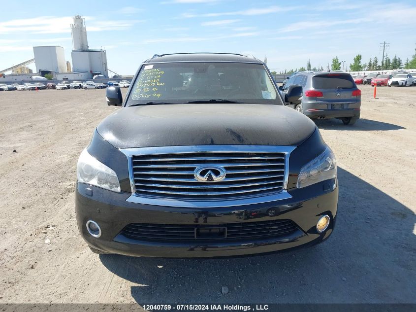 2013 Infiniti Qx56 VIN: JN8AZ2NE0D9042460 Lot: 12040759