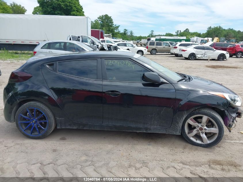 2014 Hyundai Veloster VIN: KMHTC6AD5EU194416 Lot: 12040784