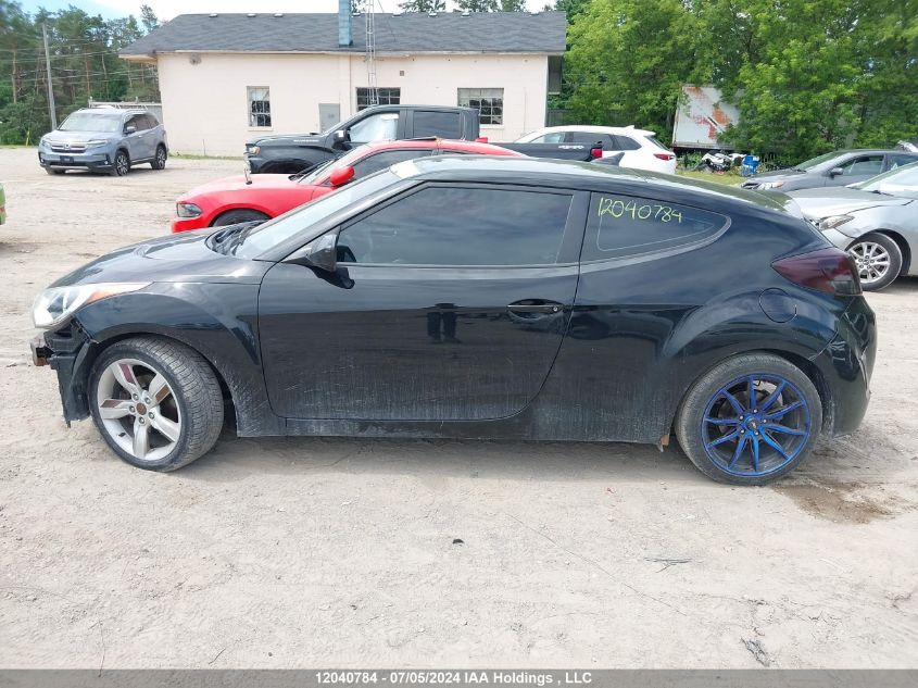 2014 Hyundai Veloster VIN: KMHTC6AD5EU194416 Lot: 12040784