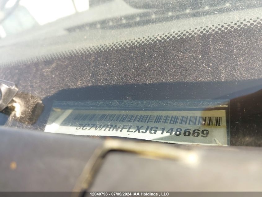 2018 Ram 5500 VIN: 3C7WRNFLXJG148669 Lot: 12040793