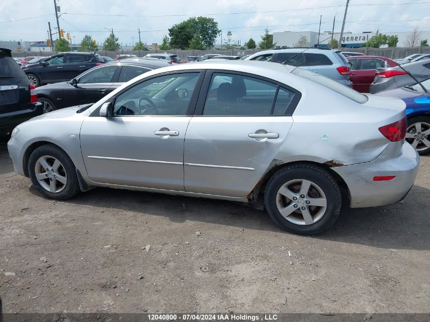 2006 Mazda Mazda3 VIN: JM1BK12F961421163 Lot: 12040800
