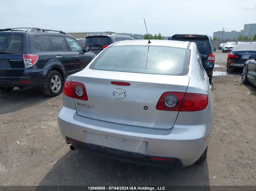 2006 Mazda Mazda3 VIN: JM1BK12F961421163 Lot: 12040800