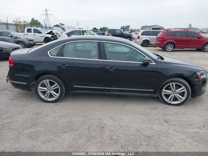 2012 Volkswagen Passat VIN: 1VWCM7A3XCC022607 Lot: 12040802