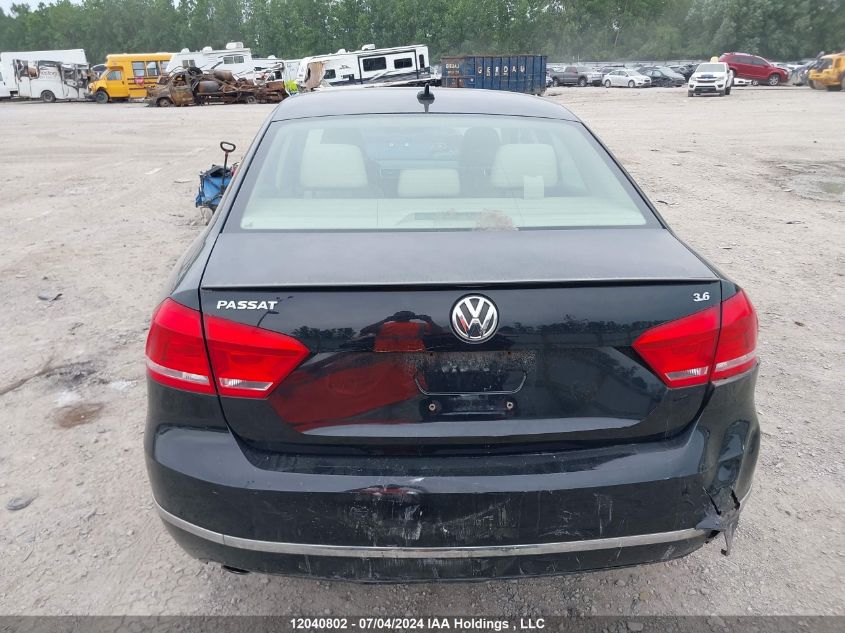 2012 Volkswagen Passat VIN: 1VWCM7A3XCC022607 Lot: 12040802