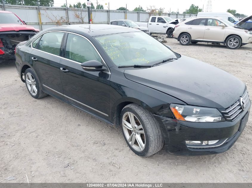 2012 Volkswagen Passat VIN: 1VWCM7A3XCC022607 Lot: 12040802