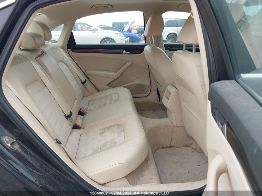 2012 Volkswagen Passat VIN: 1VWCM7A3XCC022607 Lot: 12040802