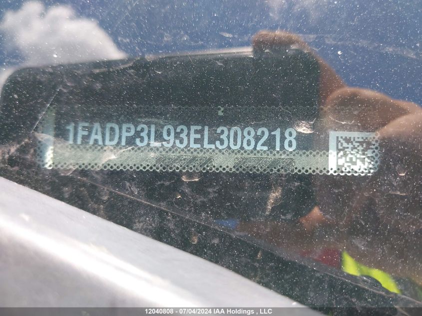 2014 Ford Focus St St VIN: 1FADP3L93EL308218 Lot: 12040808