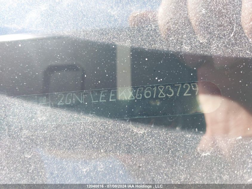 2016 Chevrolet Equinox VIN: 2GNFLEEK8G6183729 Lot: 12040816