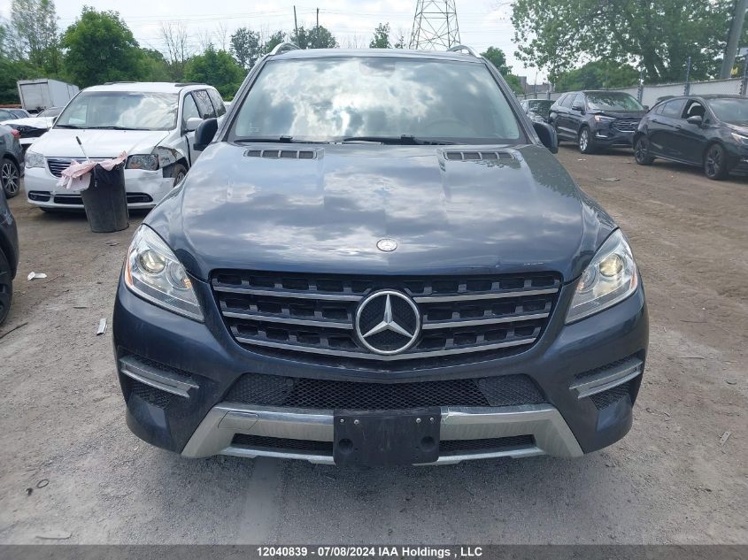 2012 Mercedes-Benz Ml 350 Bluetec VIN: 4JGDA2EB1CA071707 Lot: 12040839