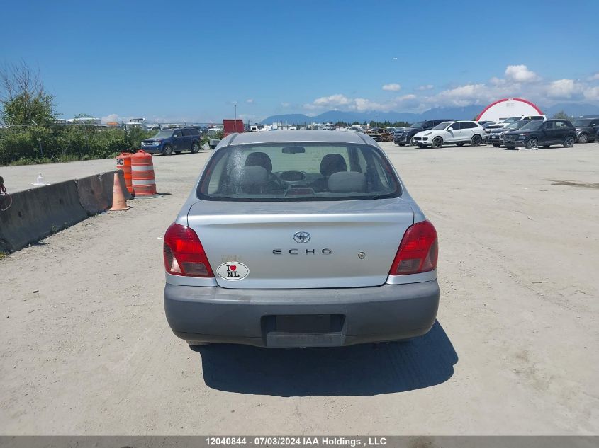 2000 Toyota Echo VIN: JTDAT1231Y5011130 Lot: 12040844