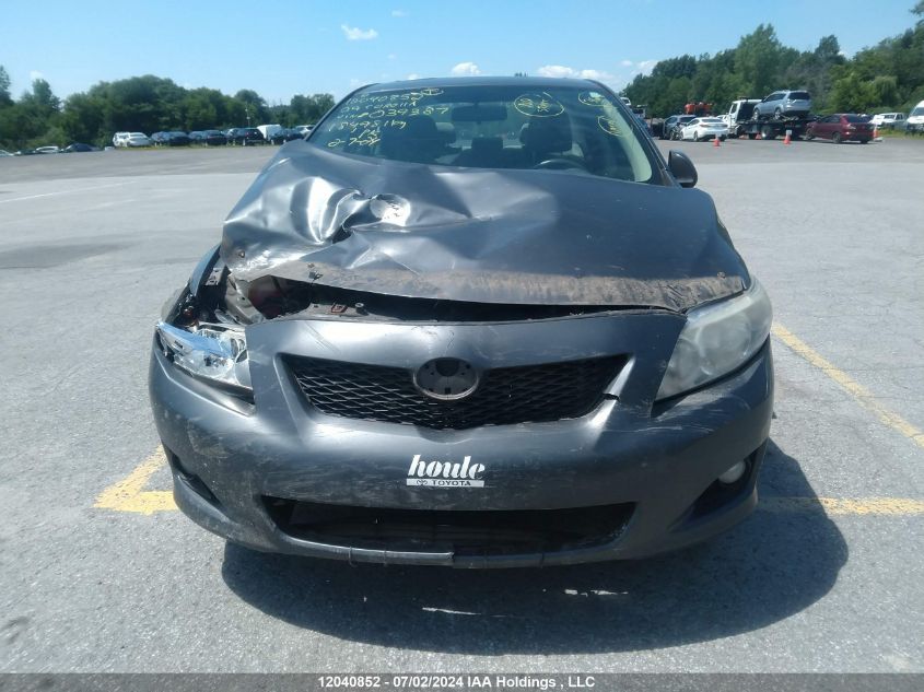 2009 Toyota Corolla S/Le/Xle VIN: 2T1BU40E89C039387 Lot: 12040852