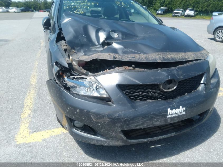 2009 Toyota Corolla S/Le/Xle VIN: 2T1BU40E89C039387 Lot: 12040852