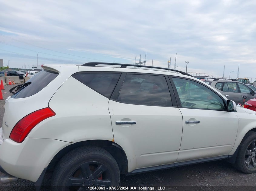 2007 Nissan Murano Sl/Se/S VIN: JN8AZ08W07W637047 Lot: 12040863