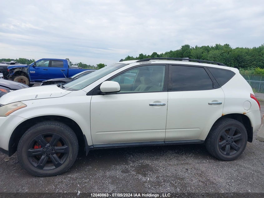 2007 Nissan Murano Sl/Se/S VIN: JN8AZ08W07W637047 Lot: 12040863
