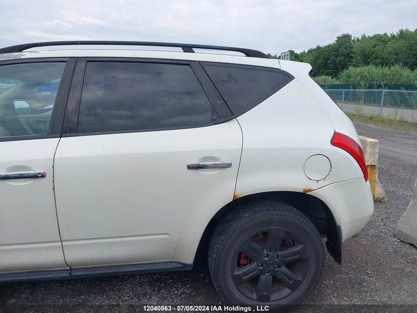 2007 Nissan Murano Sl/Se/S VIN: JN8AZ08W07W637047 Lot: 12040863