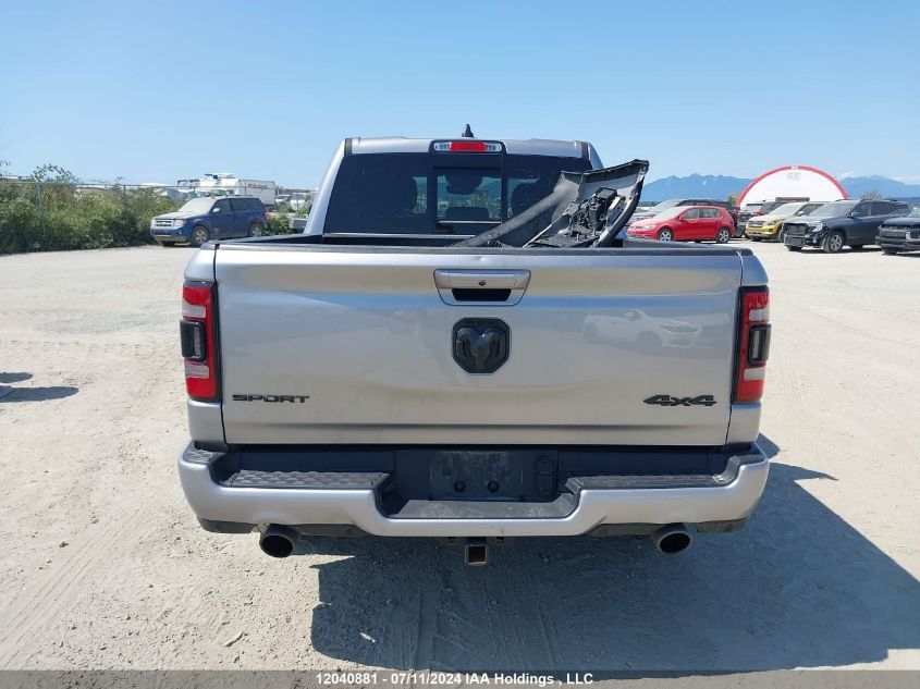 2022 Ram 1500 Sport VIN: 1C6SRFVT1NN437706 Lot: 12040881