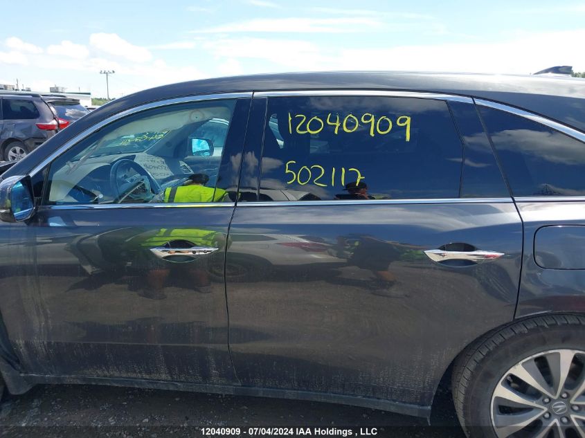 2015 Acura Mdx Technology VIN: 5FRYD4H40FB502117 Lot: 12040909