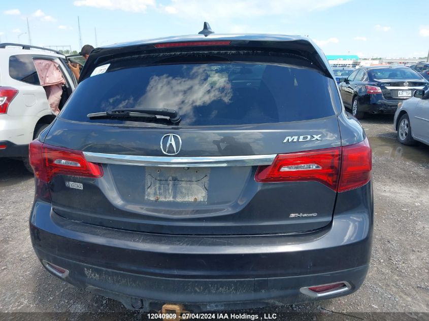 2015 Acura Mdx Technology VIN: 5FRYD4H40FB502117 Lot: 12040909