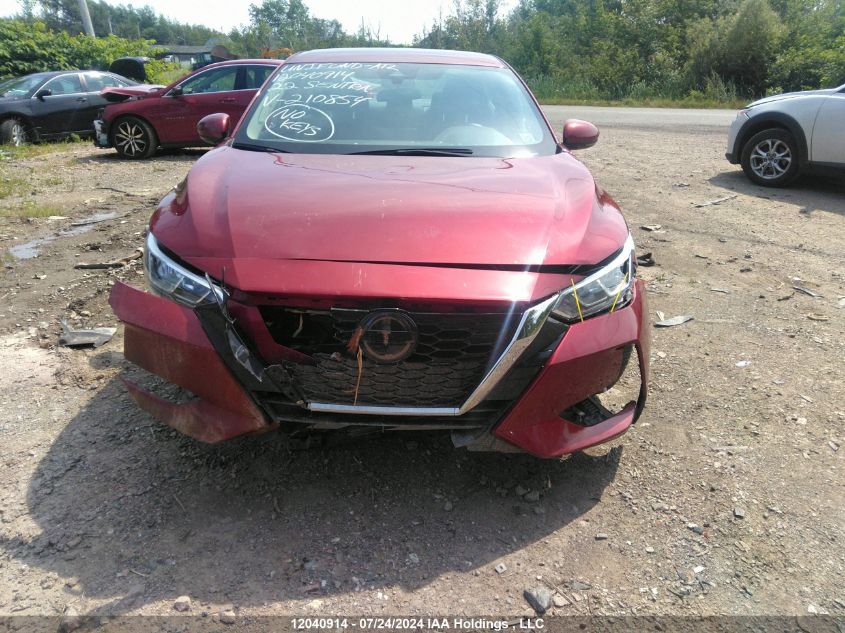 2022 Nissan Sentra VIN: 3N1AB8CV1NY210854 Lot: 12040914