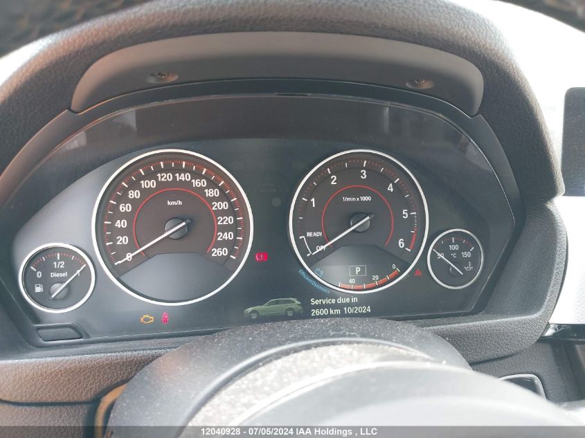 2014 BMW 3 Series VIN: WBA3K5C58EKT33048 Lot: 12040928