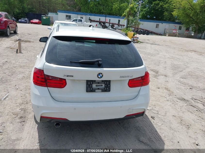 2014 BMW 3 Series VIN: WBA3K5C58EKT33048 Lot: 12040928