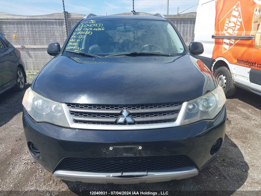 2008 Mitsubishi Outlander VIN: JA4MT41X88Z605283 Lot: 12040931