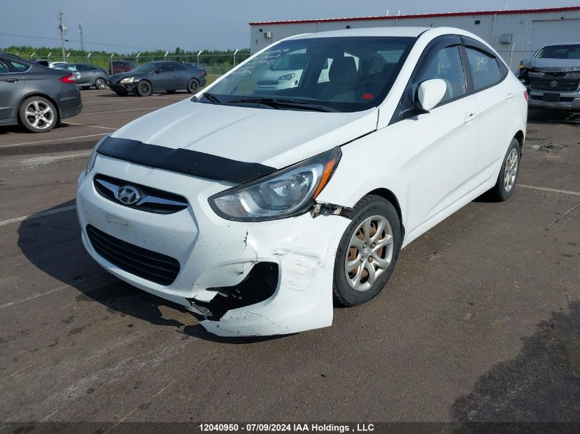 2013 Hyundai Accent Gl VIN: KMHCT4AE4DU439752 Lot: 12040950