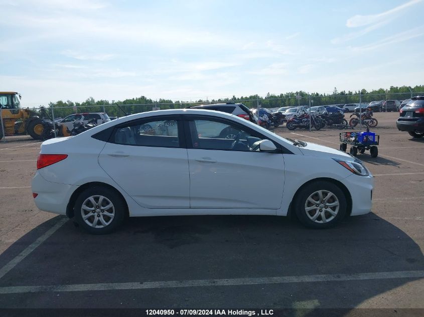 2013 Hyundai Accent Gl VIN: KMHCT4AE4DU439752 Lot: 12040950