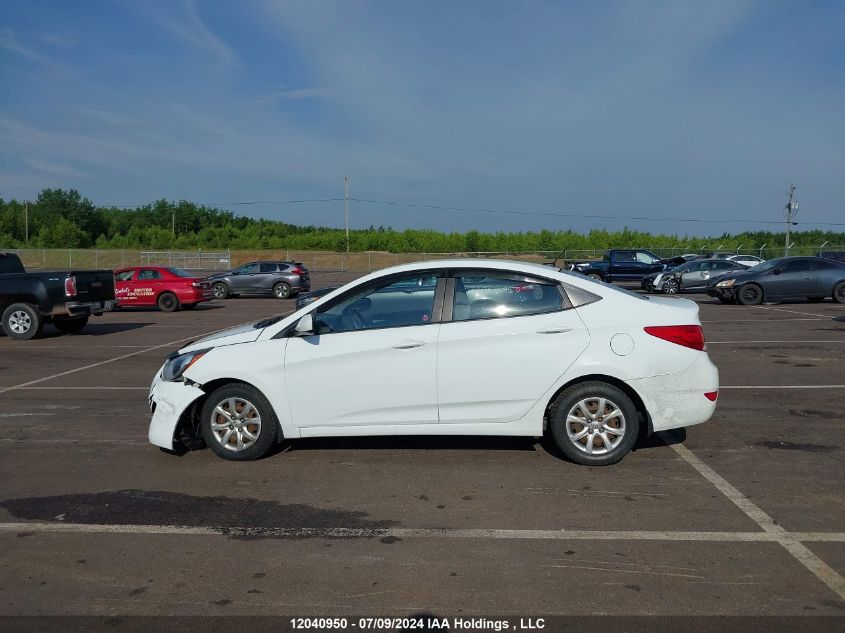 2013 Hyundai Accent Gl VIN: KMHCT4AE4DU439752 Lot: 12040950