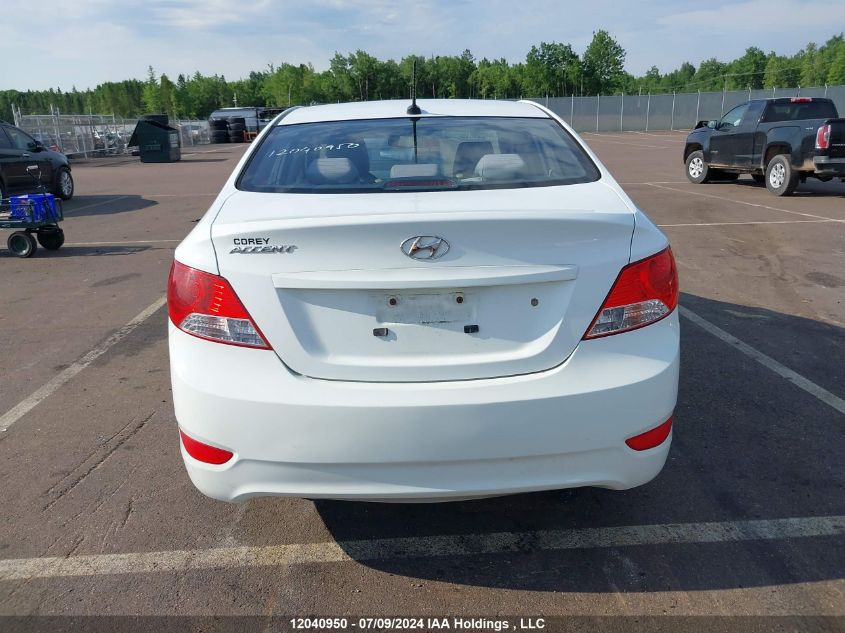 2013 Hyundai Accent Gl VIN: KMHCT4AE4DU439752 Lot: 12040950