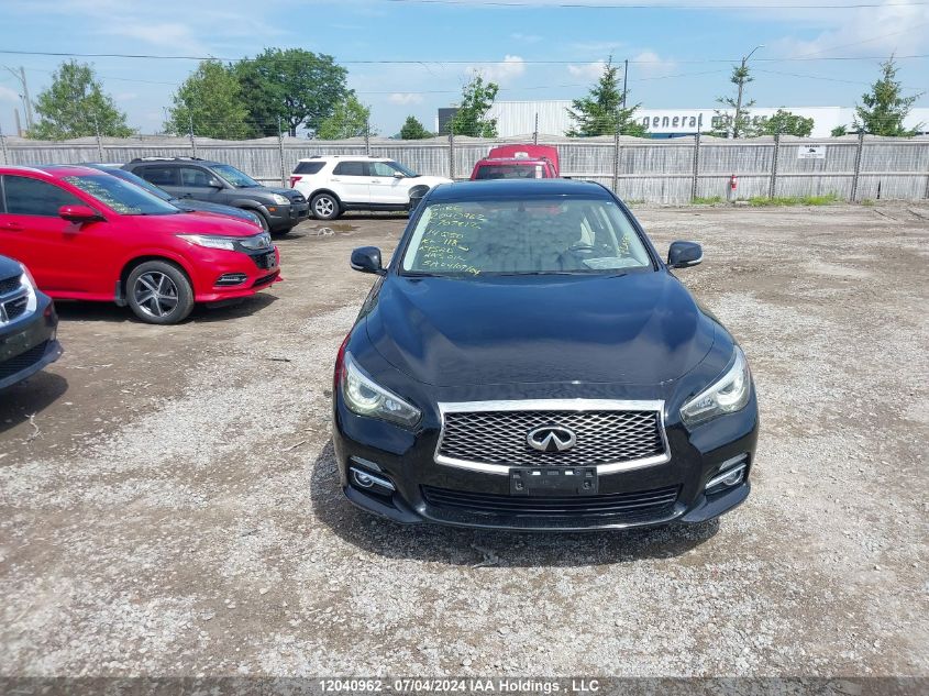 2014 Infiniti Q50 VIN: JN1BV7AR7EM707812 Lot: 12040962