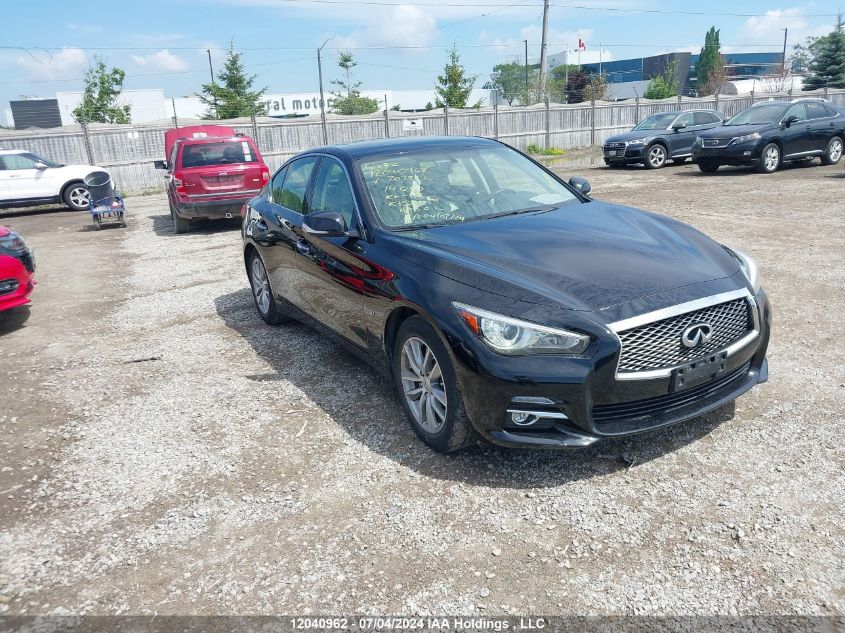 2014 Infiniti Q50 VIN: JN1BV7AR7EM707812 Lot: 12040962