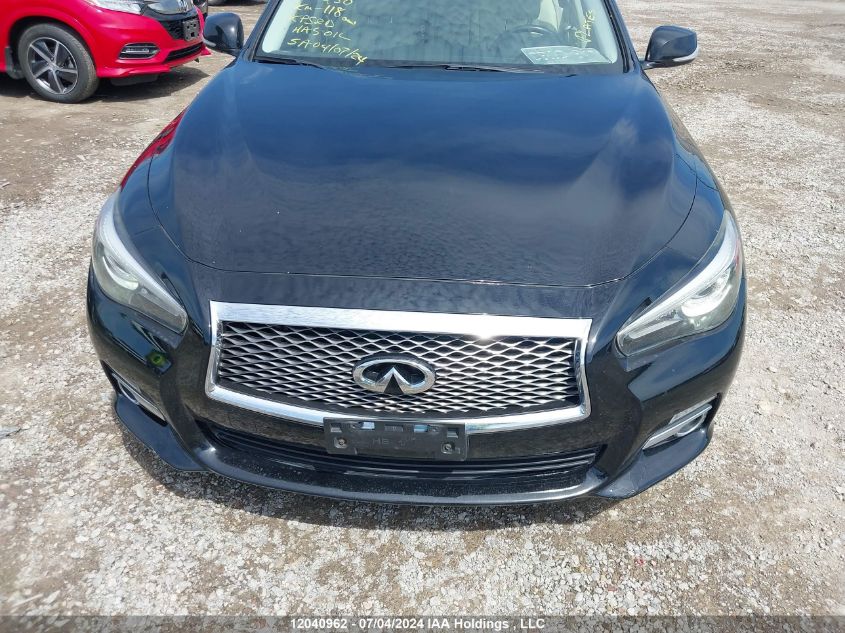 JN1BV7AR7EM707812 2014 Infiniti Q50