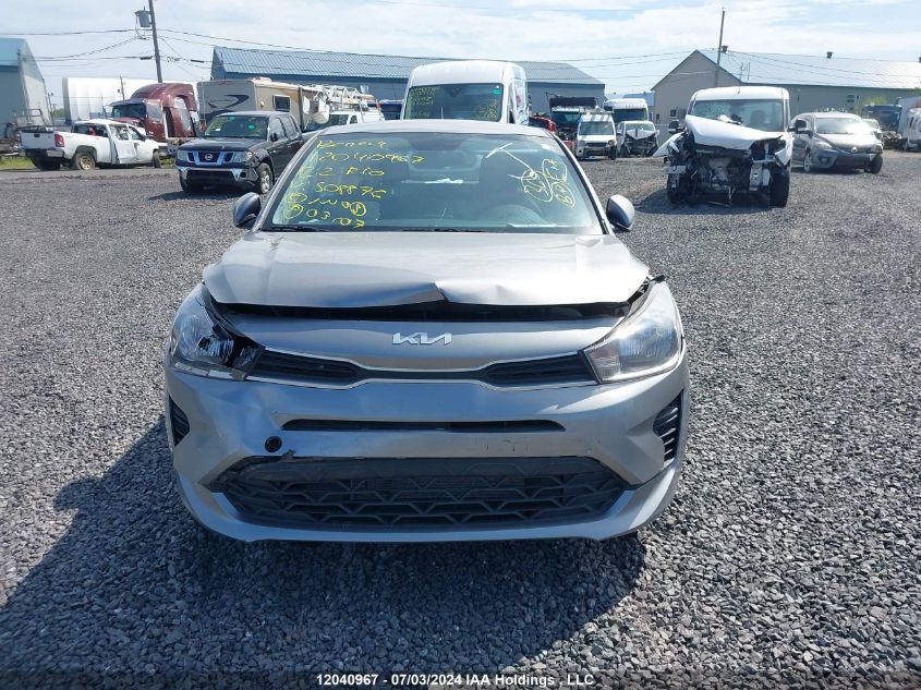 2022 Kia Rio 5-Door VIN: 3KPA25AD1NE508876 Lot: 12040967