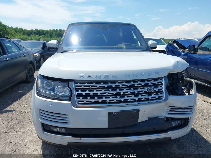 2017 Land Rover Range Rover VIN: SALGS2FK2HA335482 Lot: 12040976