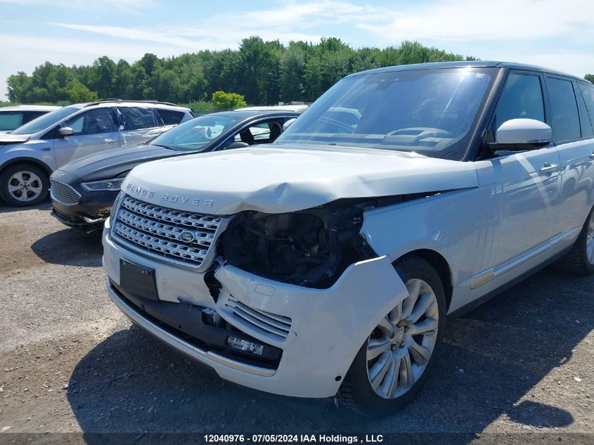 2017 Land Rover Range Rover VIN: SALGS2FK2HA335482 Lot: 12040976