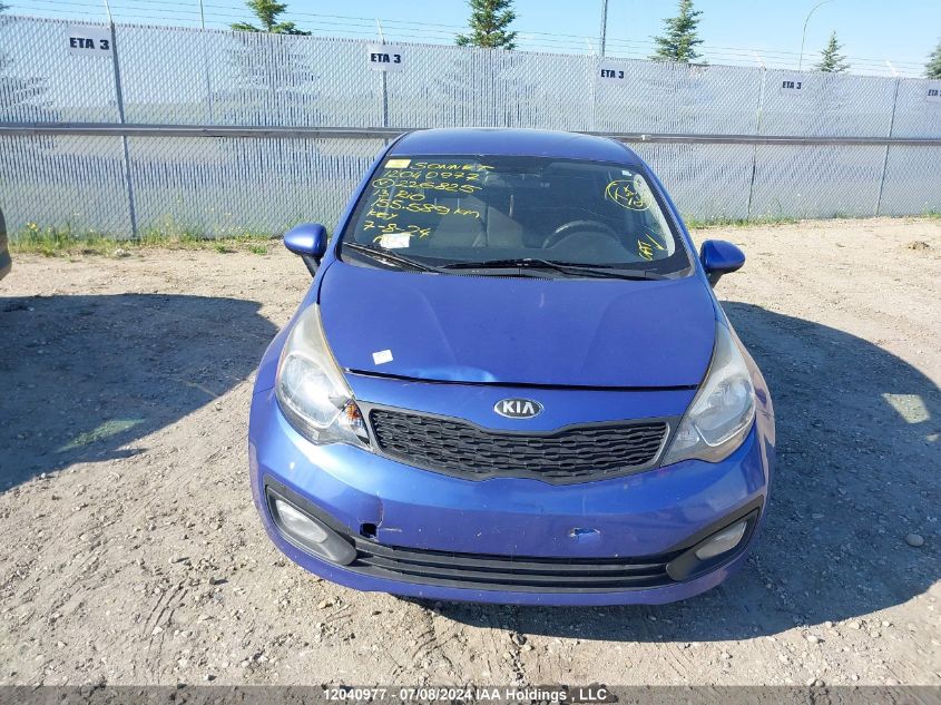 2013 Kia Rio VIN: KNADM4A36D6226825 Lot: 12040977