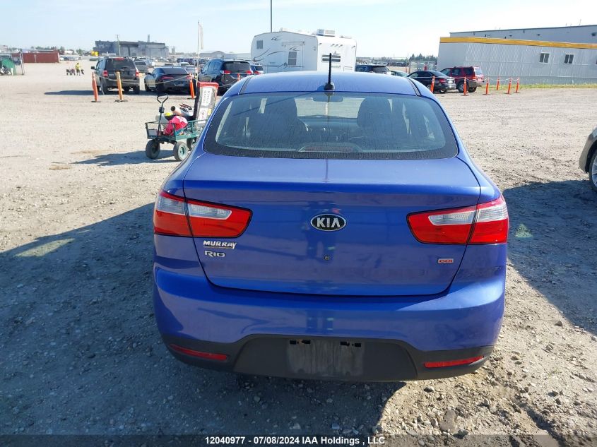 2013 Kia Rio VIN: KNADM4A36D6226825 Lot: 12040977